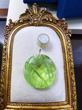 Swarovski SCS Green Crystal Society Bamboo Ornament / Suncatcher #905542 | NIB